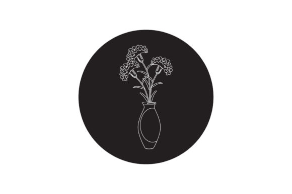Discover the Elegance of Flowers Floral Natural White Line Style