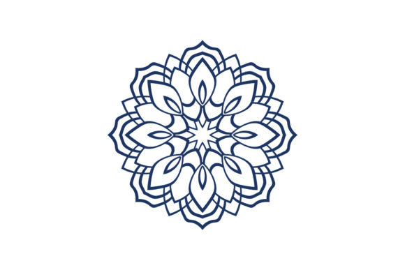 Discover the Versatility of Blue Mandala Floral Design Art