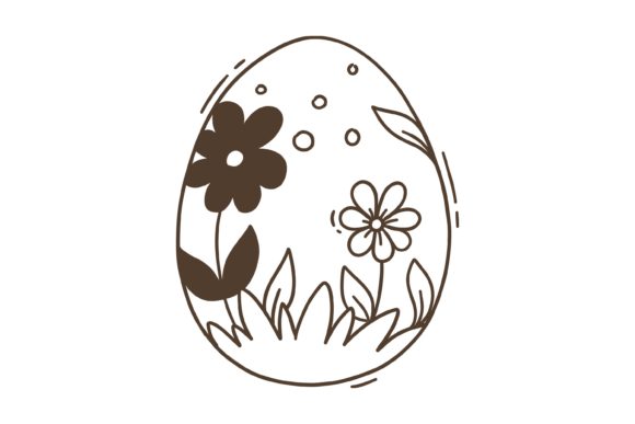 Embracing the Charm of Easter Egg Outline Floral: A Creative and Festive Guide