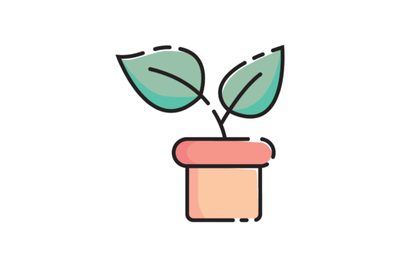 Explore the Versatile Floral Pot Leaf Design