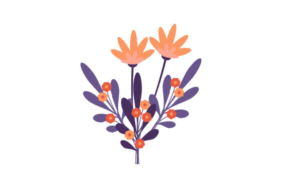 Floral Cute Color Design: A Charming Typography Choice